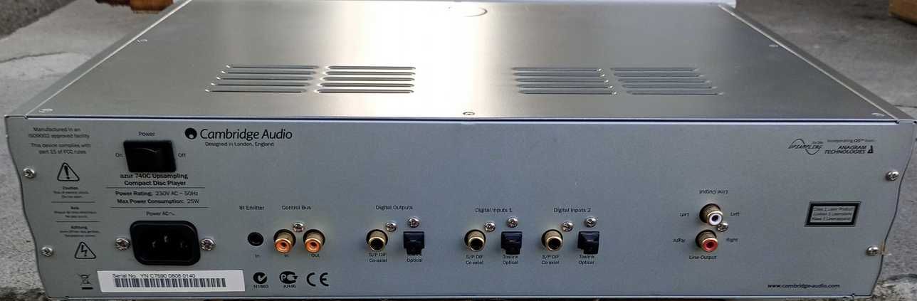 Wzmacniacz Cambridge Azur 740A Odtwarzacz CD Azur 740C Zestaw