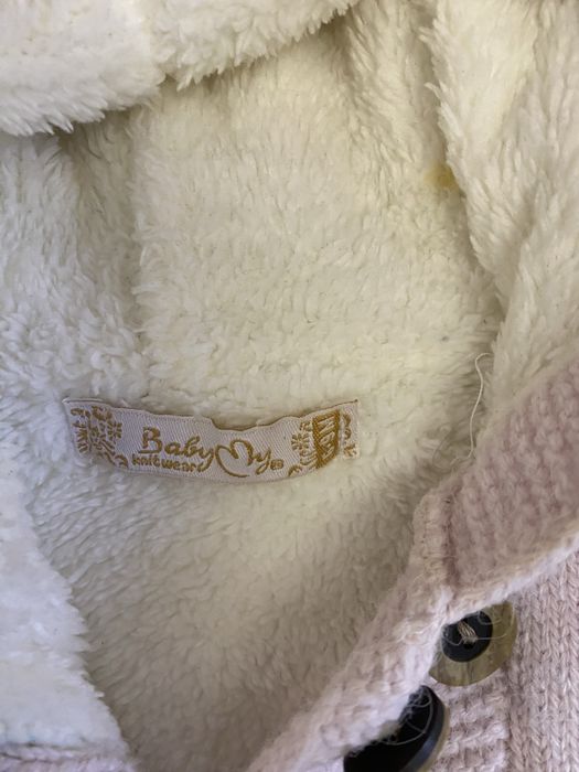 Ком ибінезон для нов  онародженого  в'язка 6-9 Baby my 4045 -рожевий