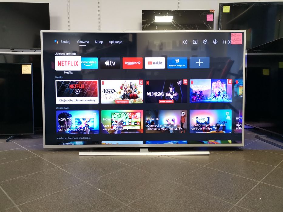 Philips 65 cali 3xambilight 4K UHD Smart WiFi DVB-T2 65PUS7304 gw3m