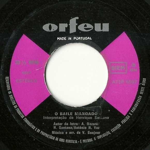 Henrique Santana – O Baile Mandado / O Fado Do Pide