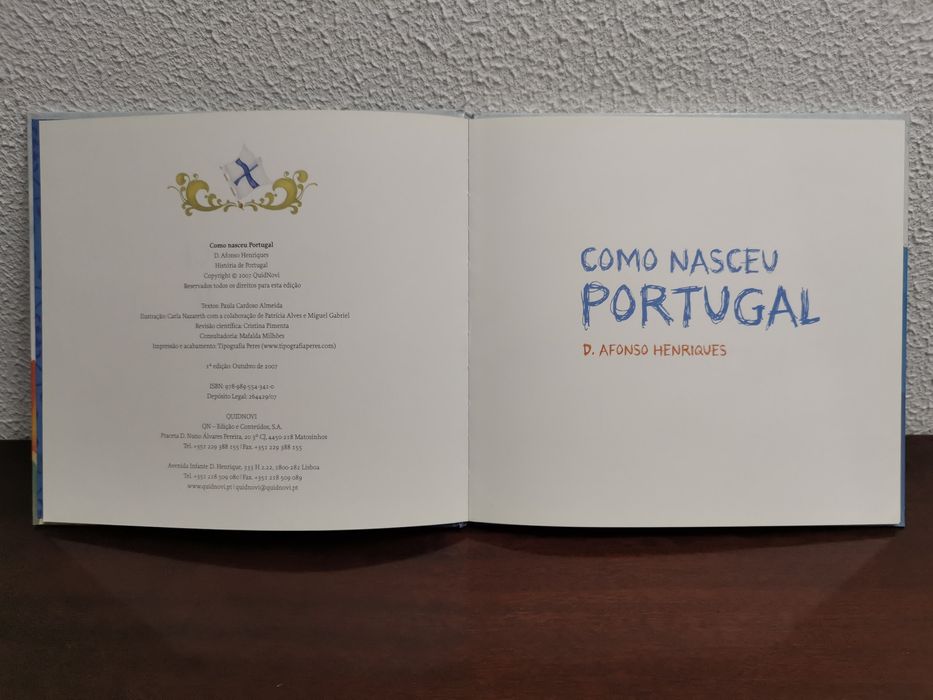 Livro - Como Nasceu Portugal D. Afonso Henriques