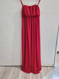 Sukienka czerwona długa roz 38