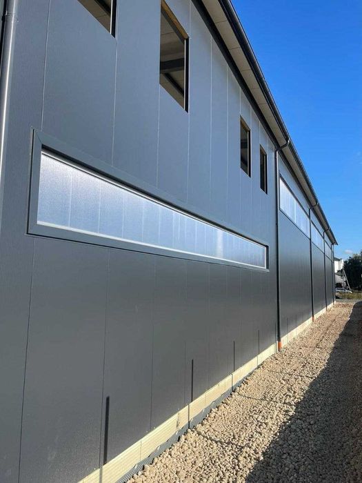 Сендвіч-панелі з наповненням Пінопласту, Вати, ППУ або PIR