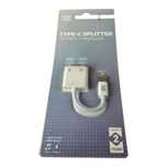 Rozdzielacz typu C dwa razy portu ładowania USB C