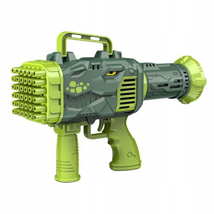 Pistolet do baniek mydlanych BAZOOKA Generator dla Dzieci + Płyn