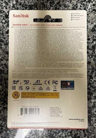 Карта памяти SanDisk 1TB Ultra microSDXC UHS-I +Адаптер 150MB/s