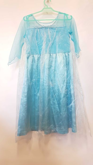 Sukienka przebranie Elsa Kraina Lodu rozmiar 120 cm. GP108