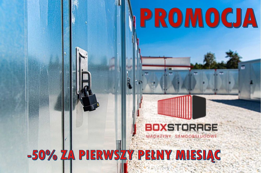 Do wynajęcia magazyn samoobsługowy Gdańsk dostęp 24/7 6m2 PROMOCJA
