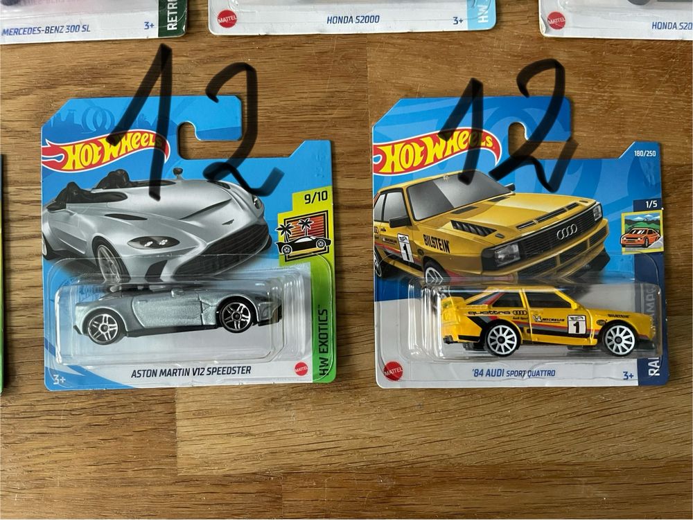 Hot Wheels Ford Mazda Honda Audi, nowe