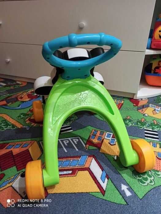 Chodzik pchacz Fisher Price Zebra jak nowy język polski, karton