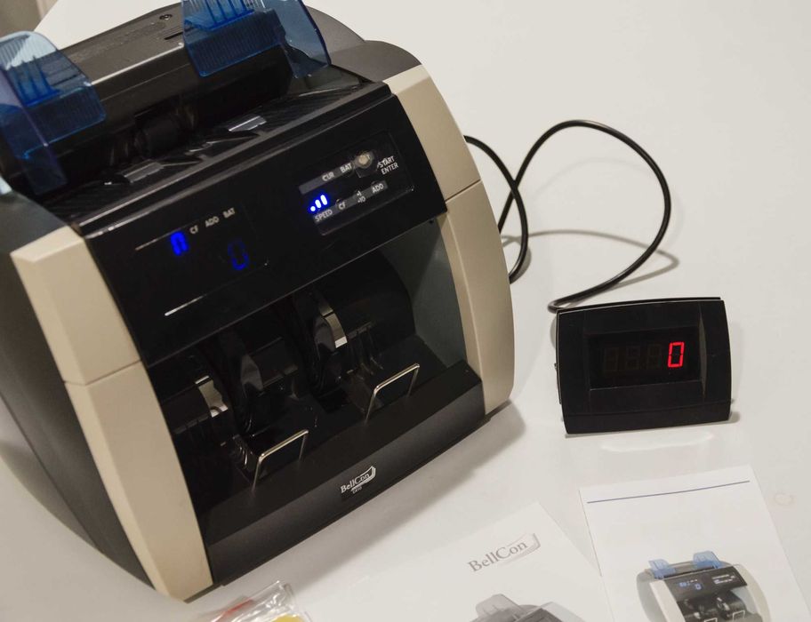 Liczarka banknotów BellCount C410 z wyświetlaczem zew.