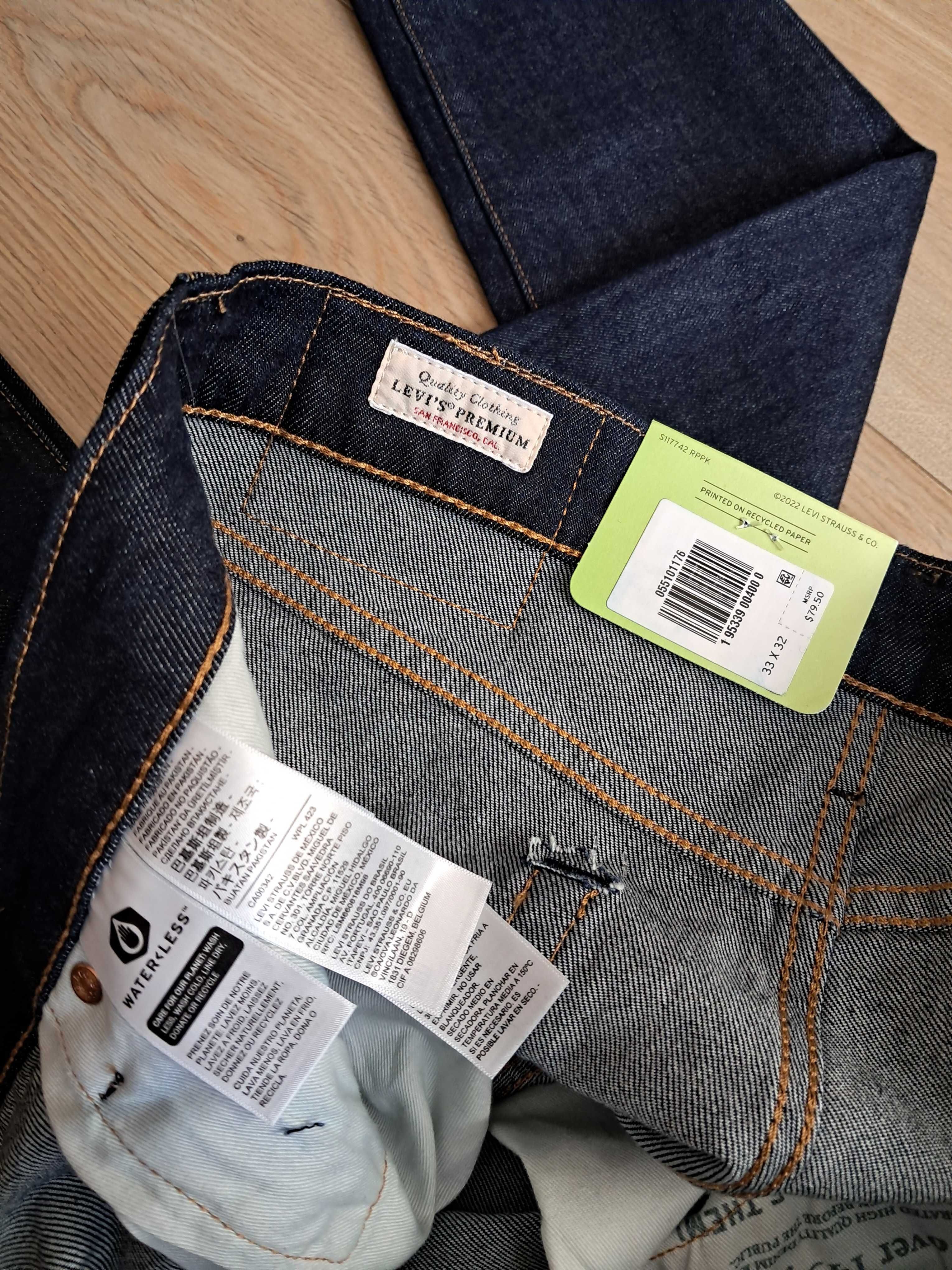 33x32 круті оригінальні джинси levis 510 premium як армани хилфигер L