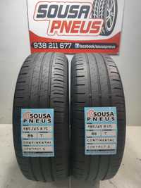 2 pneus semi novos continental 185/65R15 Oferta dos Portes