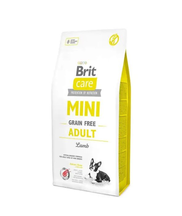 Корм для собак миниатюрных пород Brit Care Mini Adult Lamb 7кг