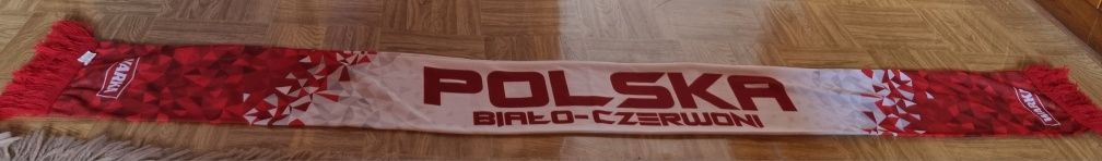 Szalik Polska białoczerwoni  Warka
