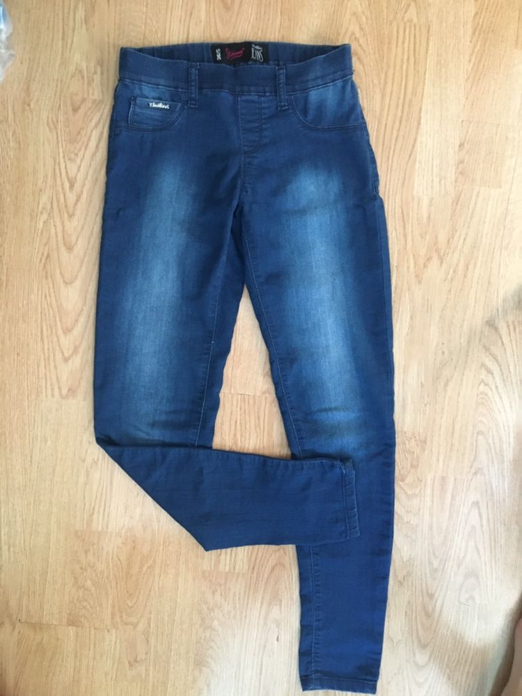 Spodnie damskie jeansowe 36 S joggery jeggins jogers stretch gumka