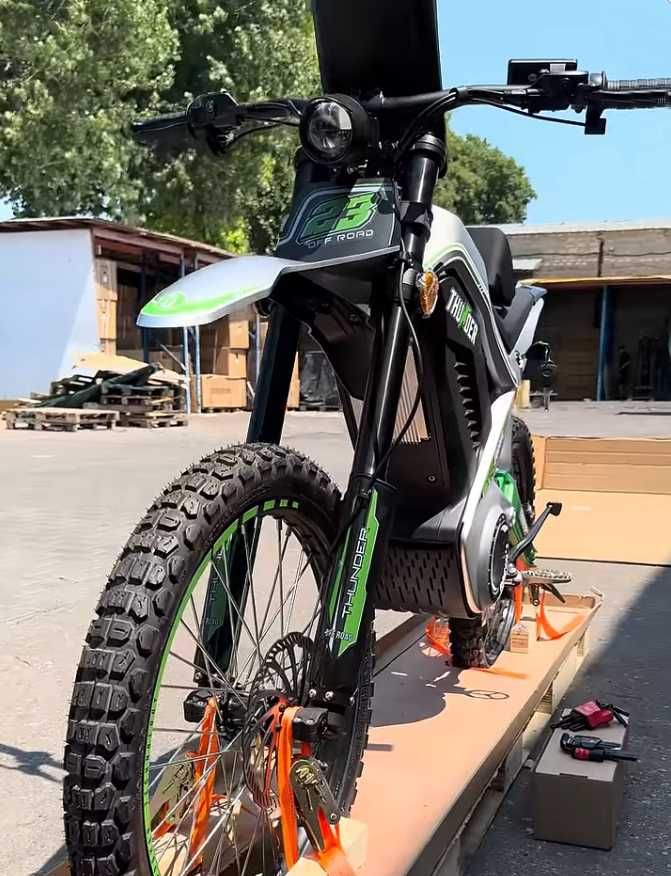 Электро мотоцикл Эндуро МОНСТР Thunder Pro 6.6 кВт. 2025. Enduro байк!