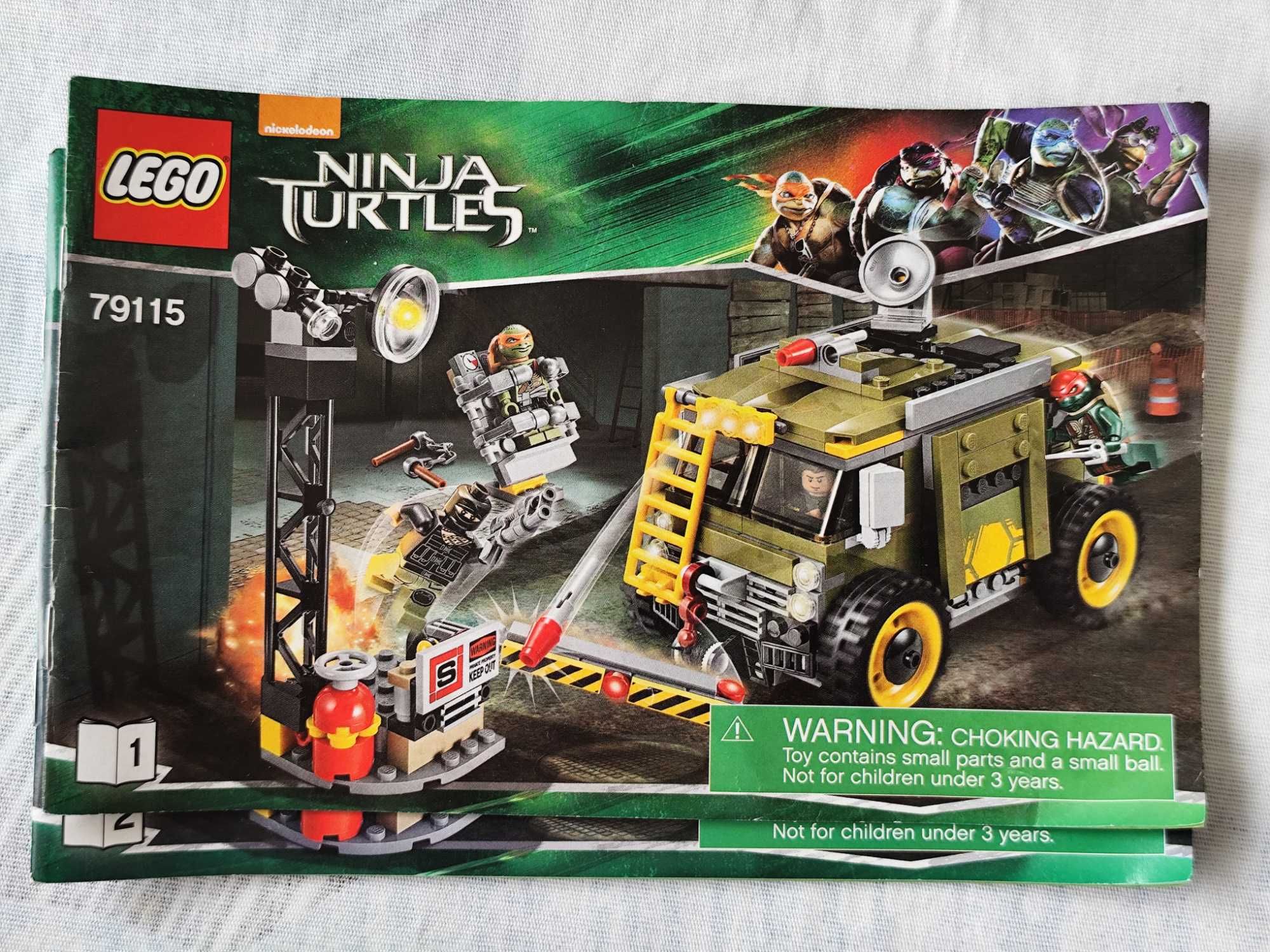 79115 e 79120 LEGO Teenage Mutant Ninja Turtles