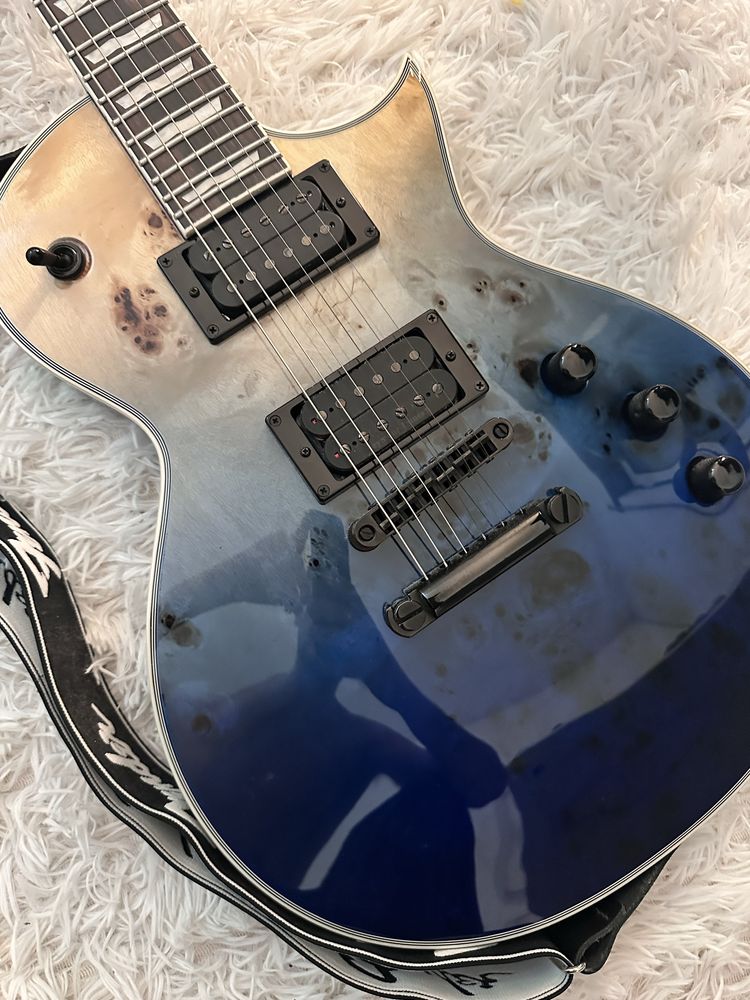 Guitarra eletrica ESP LTD EC- 1000BP Biue Natural Fade