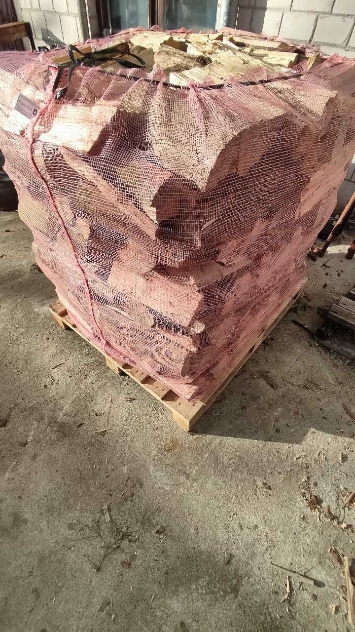 Drewno opałowe porąbane suche mix Olsza Brzoza Sosna Topol DowózGratis