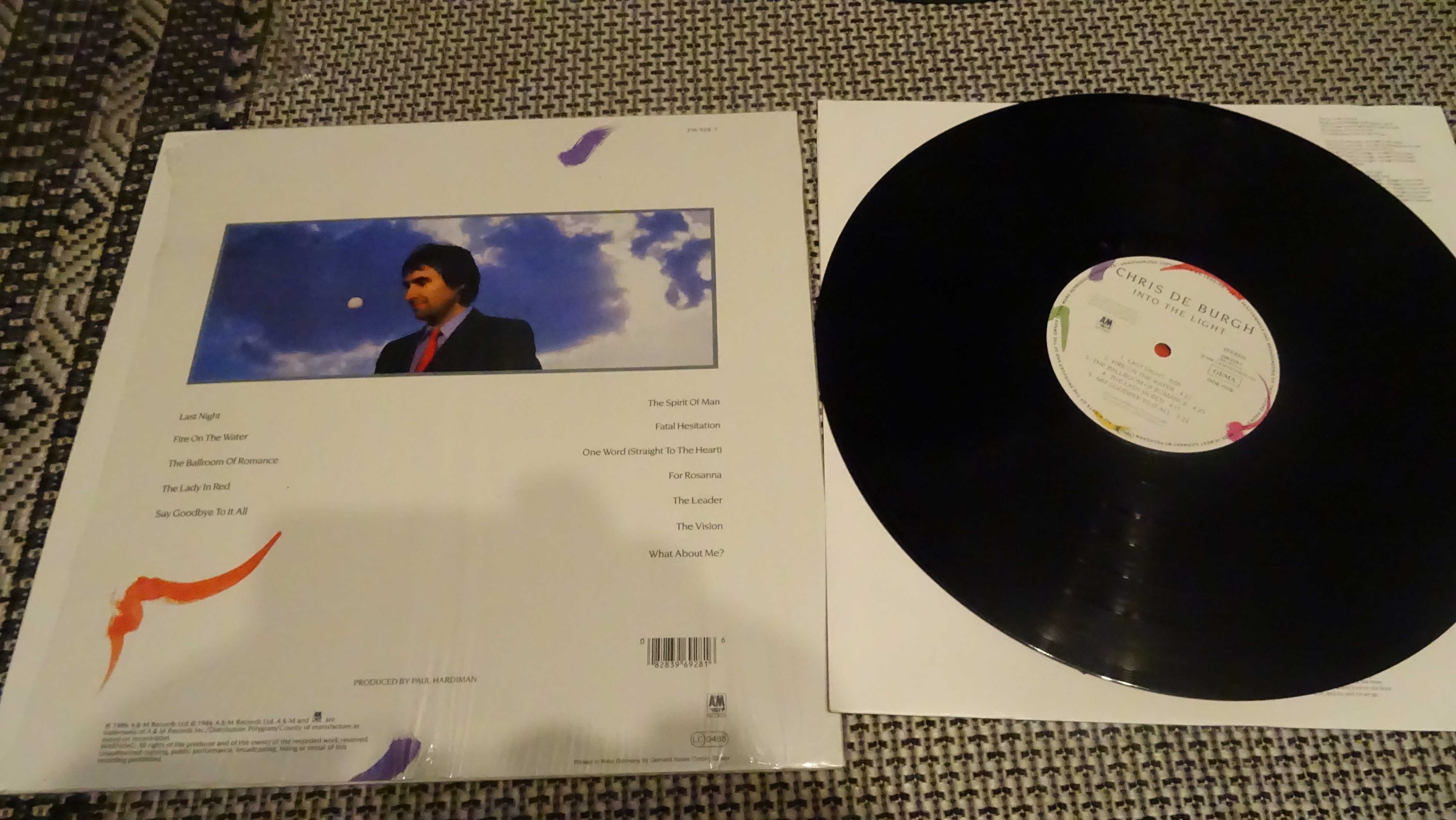 Winyl Chris de Burgh – Into The Light (1 PRESS Germany  1986