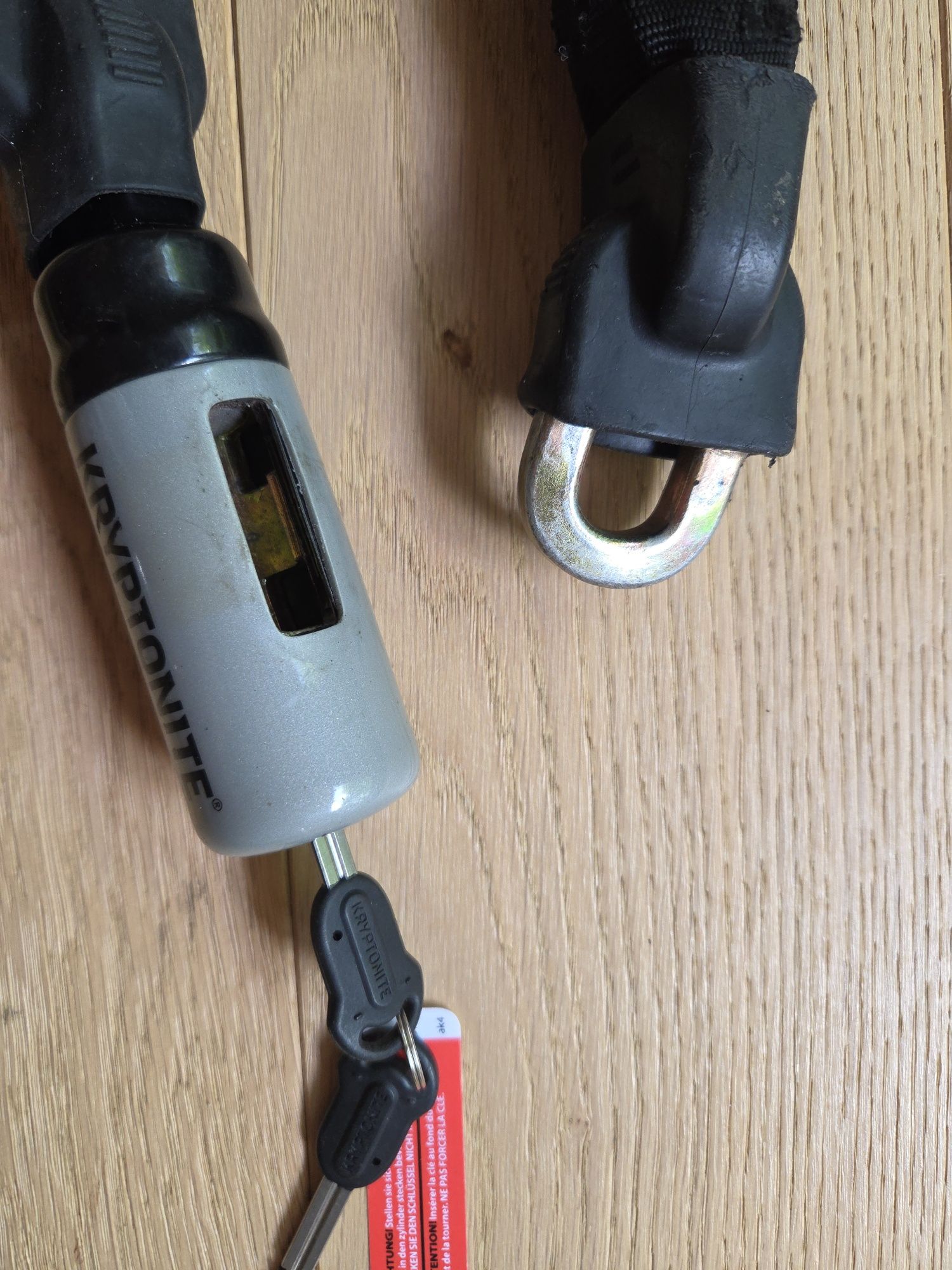 Kryptonite Kryptolok Series 2 zapięcie łańcuch z kłódką rowerowy motor