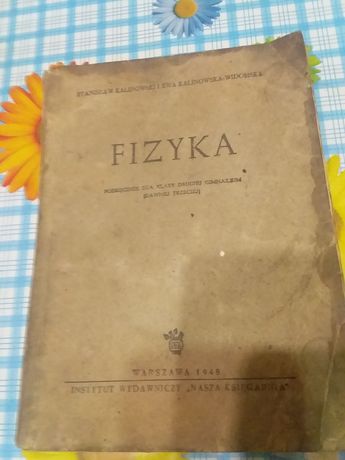 книга Fizyka 1948 року Варшава