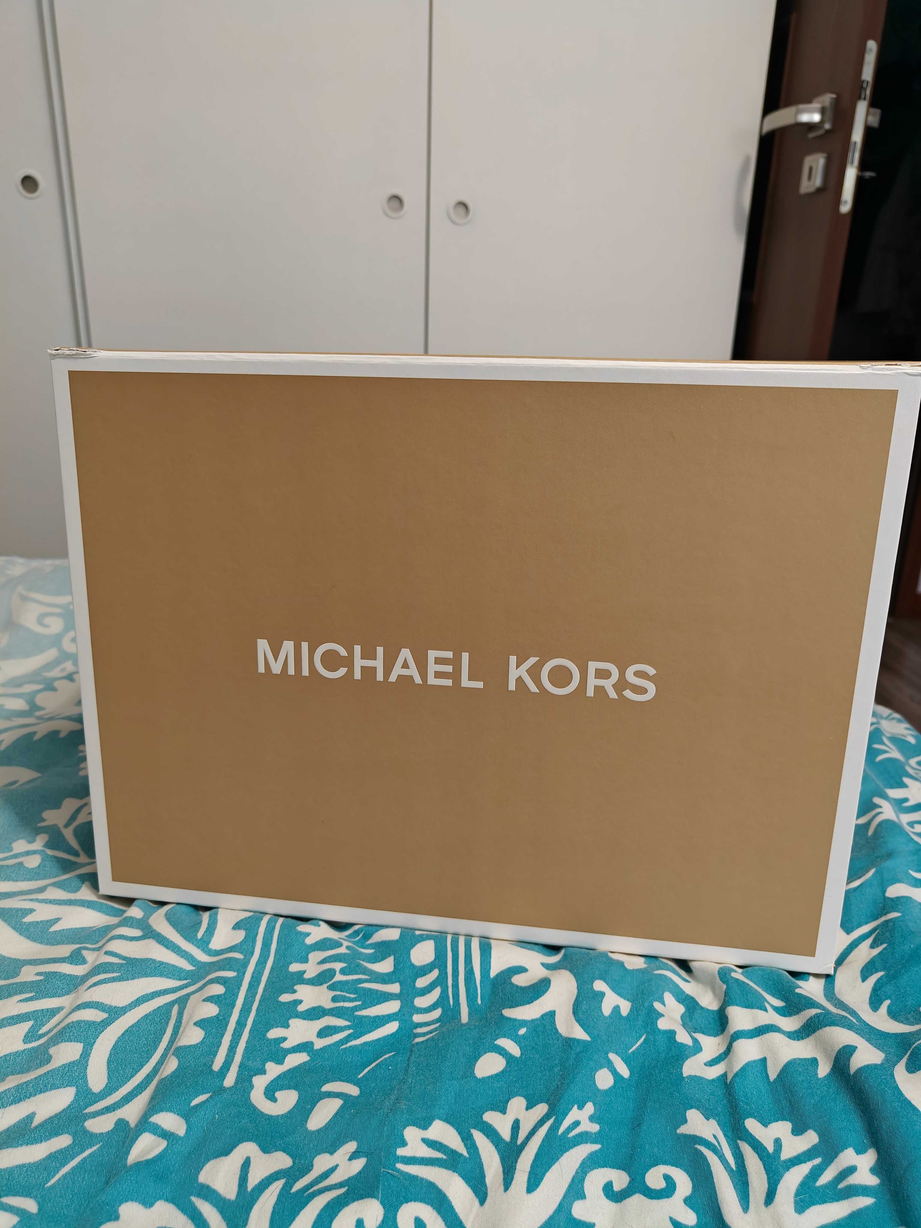 Torebka Michael Kors skórzana oryginalna khaki z pudełkiem