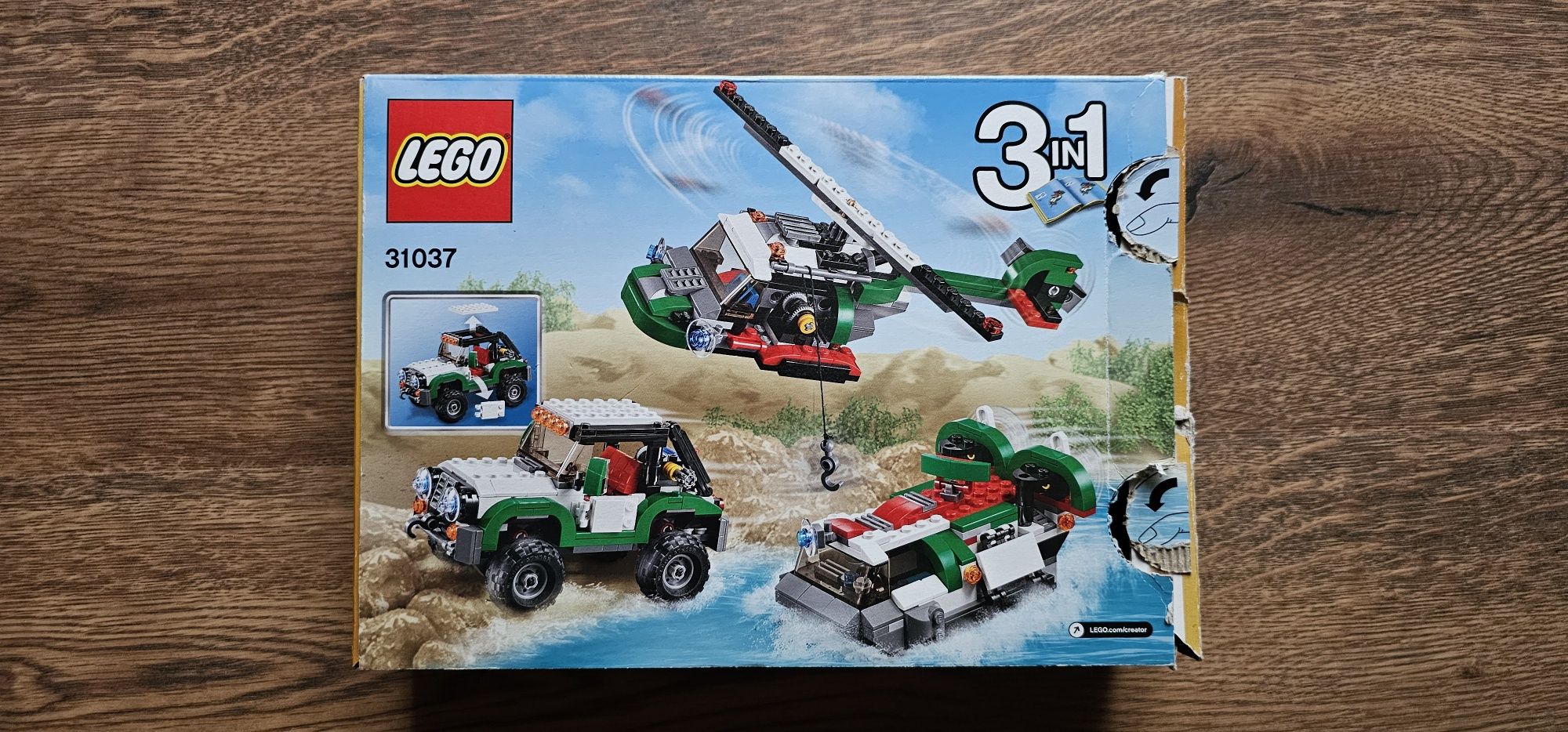 lego 31037 3w1 auto helikopter