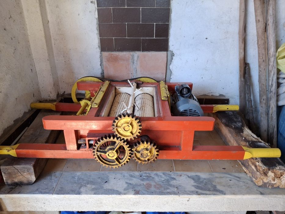 Esmagador de uvas elétrico