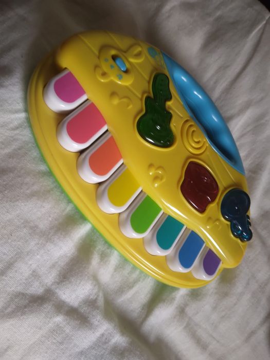 Piano infantil novo teclado eletrônico infantil com luzes e sons por n