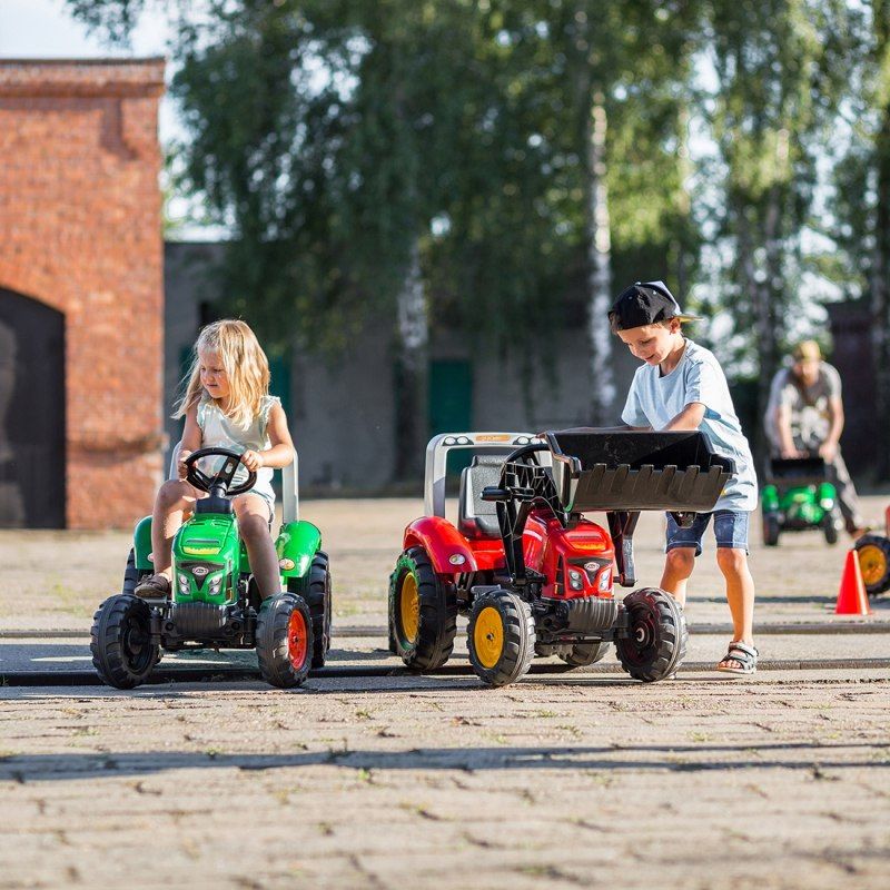 Traktor na pedały gokart  Koparka dla dzieci z Przyczepą od 3 Lat