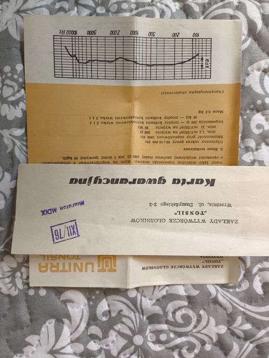 Mikrofon Unitra MDOIX