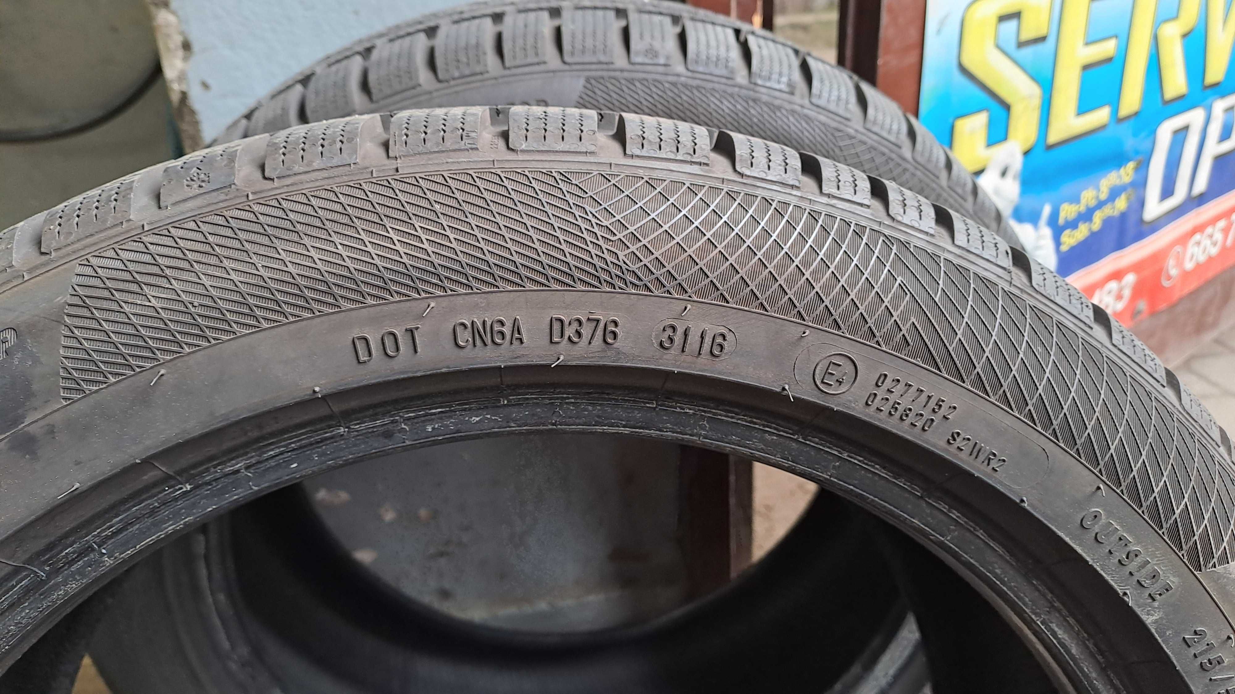 215/50r17 continental opony zimowe uzywane 7,5mm bieznik