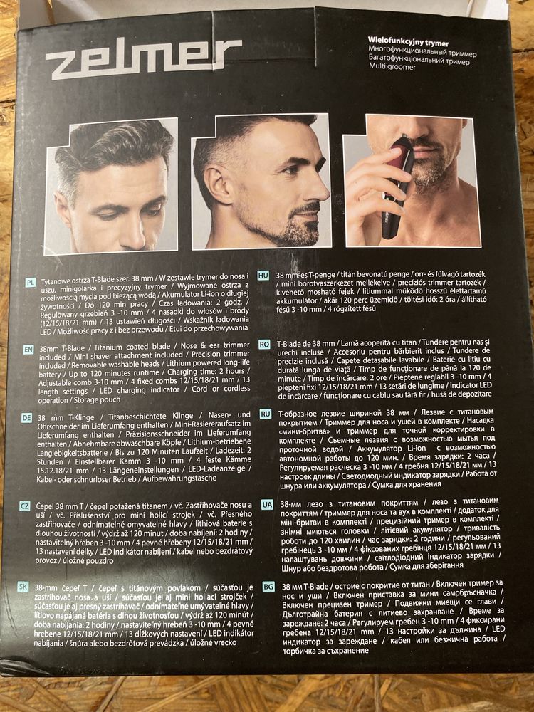 Zelmer ZGK6300 Trymer maszynka do strzyżenia golenia