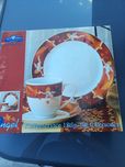 Serwis porcelana, filiżanki, talerze