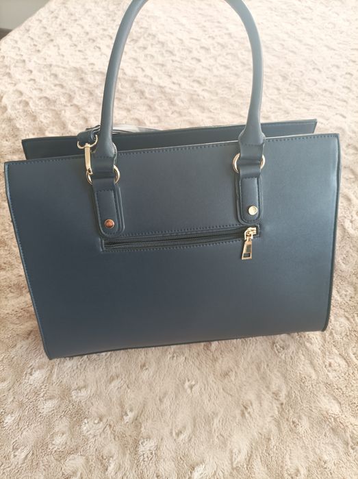 Torebka damska, granatowa, elegancka