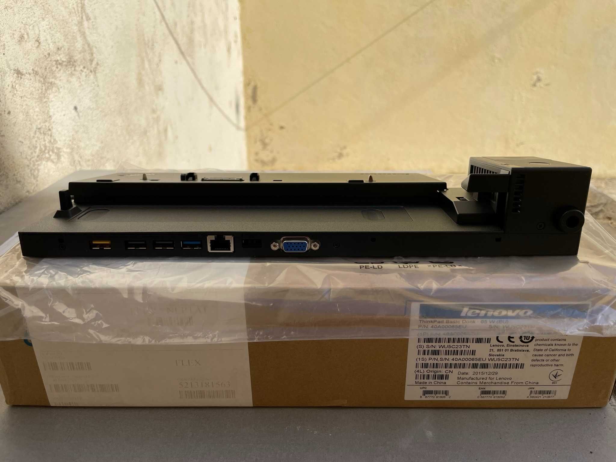 Lenovo Thinkpad Basic Dock 40A00065N