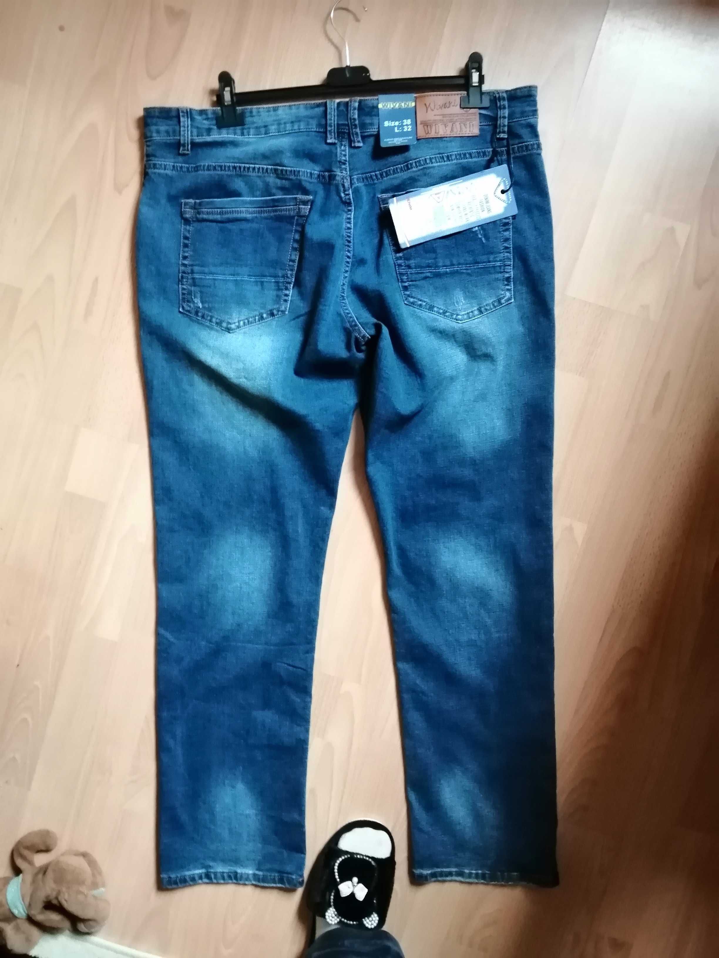 Spodnie jeans męskie