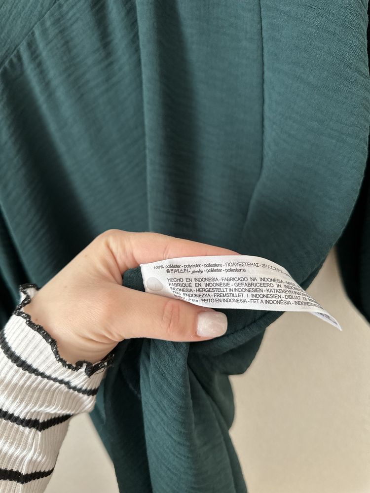 Сукня оригінал смарагдова від Zara M(38)