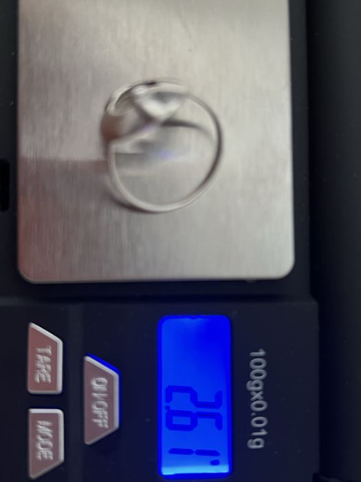 Stary srebrny pierścionek