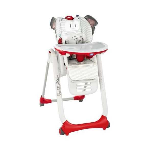 Cadeira de Alimentação Chicco Polly 2 Start – Baby Elephant