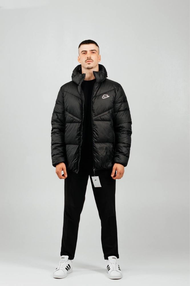 ‼️РОЗПРОДАЖ‼️Теплий пуховик Найк. Чоловіча куртка Nike Storm-Fit.