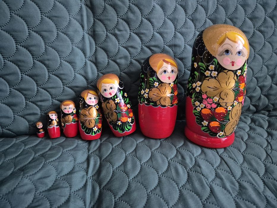 Matrioszki 7 elementów 21cm nowe