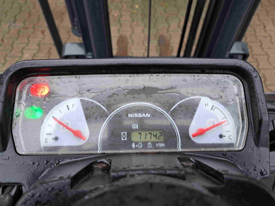 Wózek widłowy Nissan L01A15, 1,5t, 2007,Benzyna-LPG, Duplex 3m,przesuw