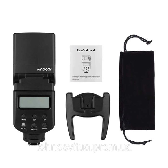 Фотоспалах Andoer gn40 Flash LED With Bracket for Canon Nikon Olympus