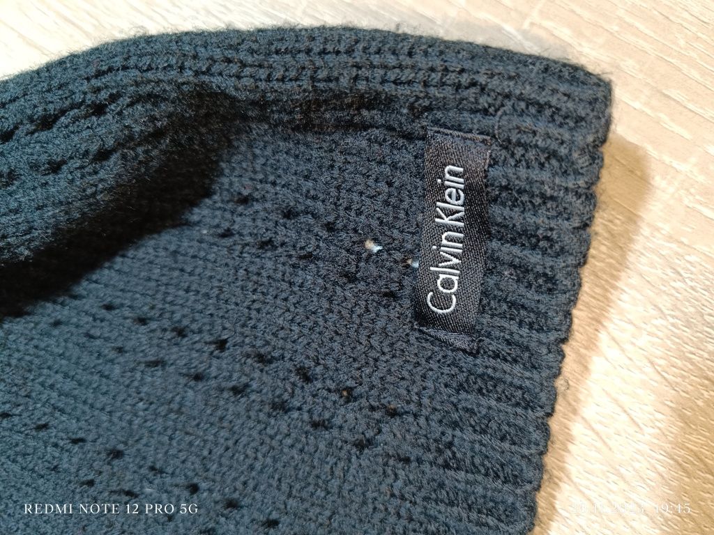 Calvin Klein _Orginalna Damska Czapka Zimowa