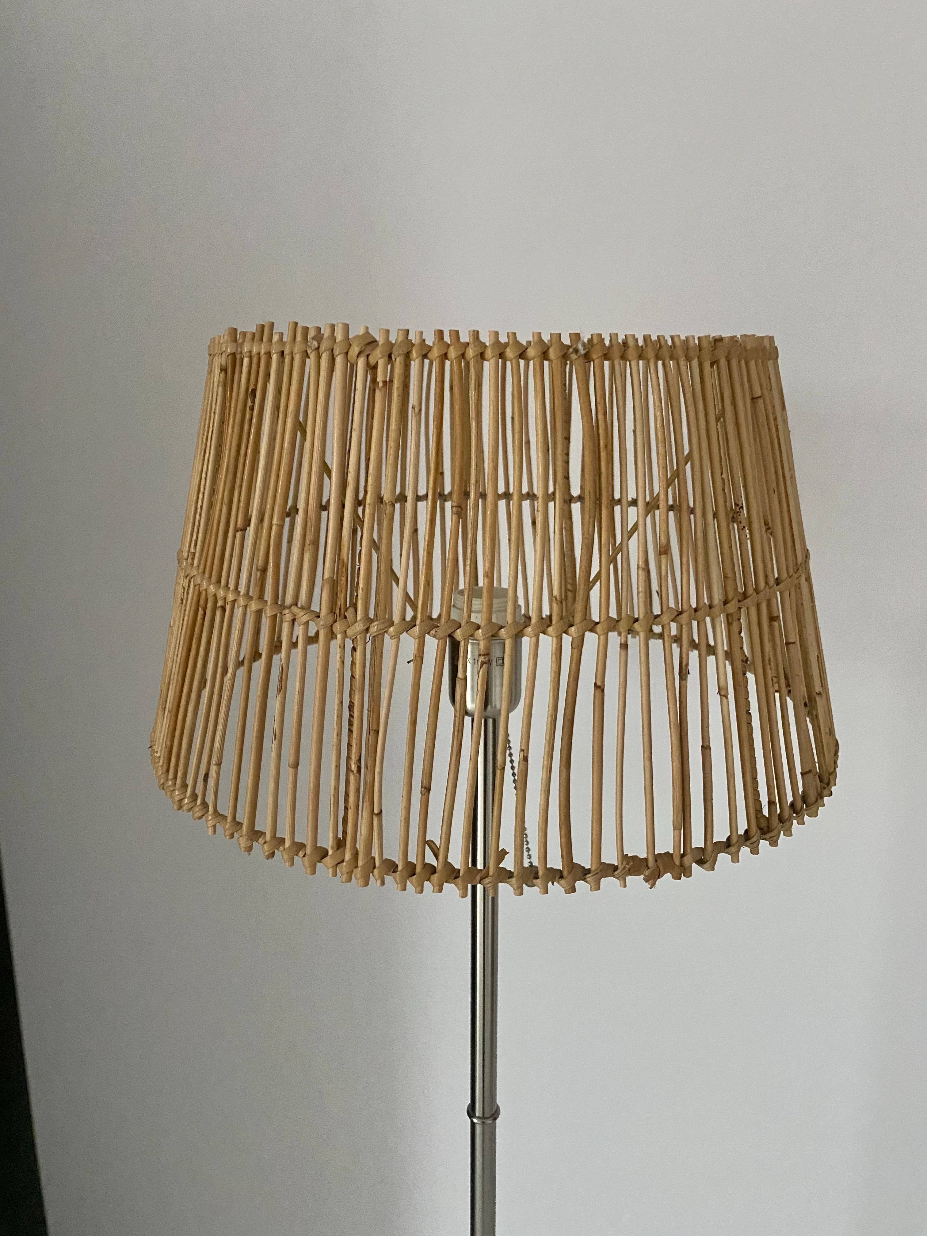 Rattanowy klosz do lampy