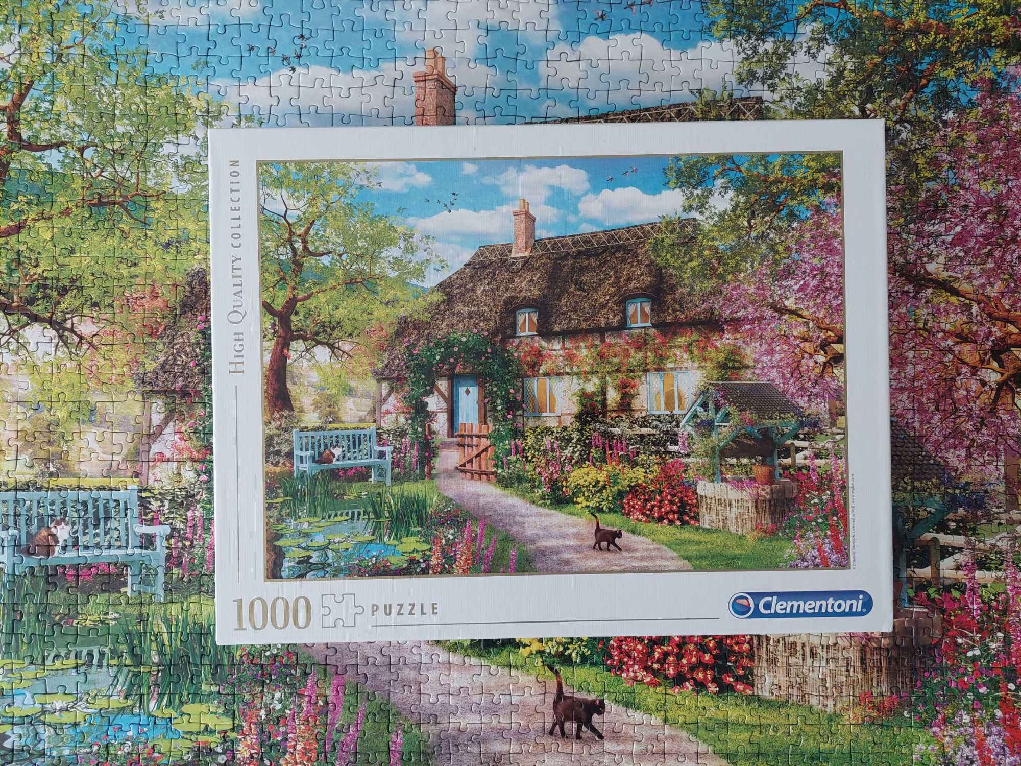 Puzzle Clementoni 1000 tysiąc elementów The Old Cottage / Stara chata