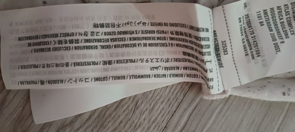 Biały przepiorczy asymetryczny tshirt rozm.38/40